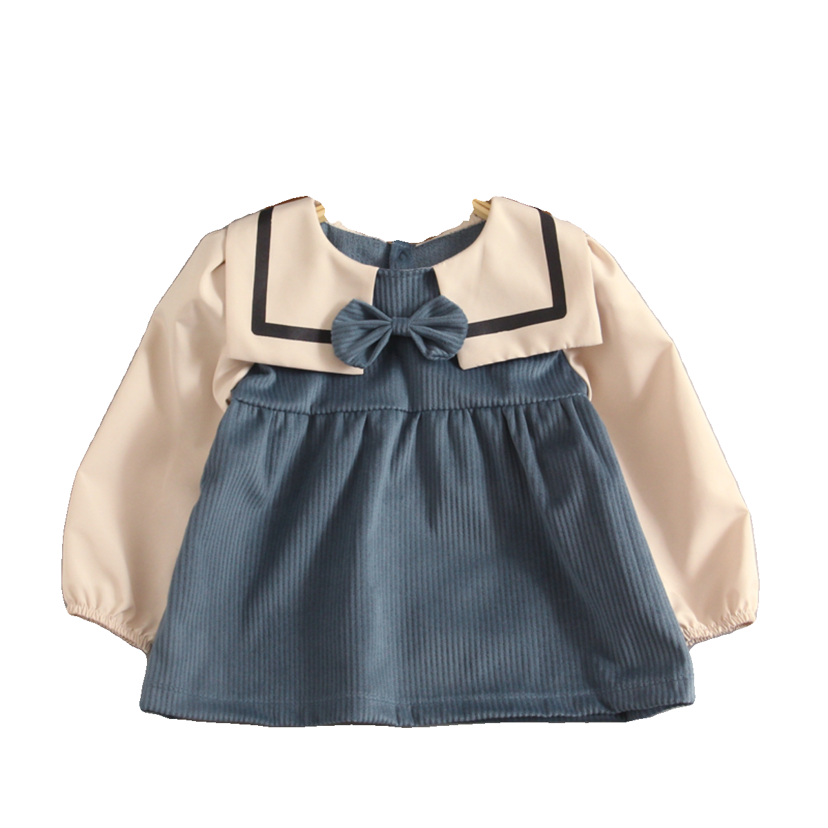 Girls dance together British style waterproof and stain-proof children's coveralls