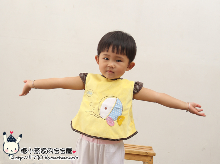 Children's bibs waterproof apron for boys and girls