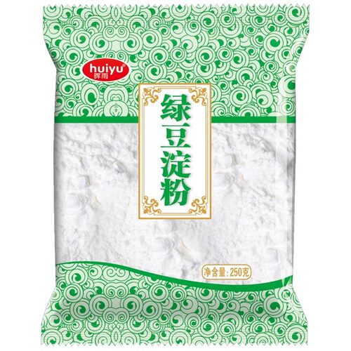 绿豆淀粉凉粉凉皮专用粉 自制焖子灌肠食用家用250g绿豆淀粉4袋装 - 图3