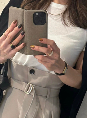 欧美小众设计Sophie Buhai经典重工法式高级感黑玛瑙青金石戒指女