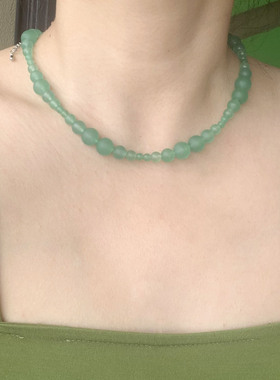 东陵石夏季饰品高性价比小众项链