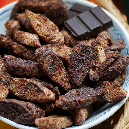 太香酥 巧克力面包脆 黑巧迷你面包片咖啡伴侣即食早餐 等一味 - 图1