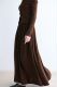 Ready stock mid-length pleated skirt versatile A-line skirt