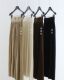 Ready stock mid-length pleated skirt versatile A-line skirt