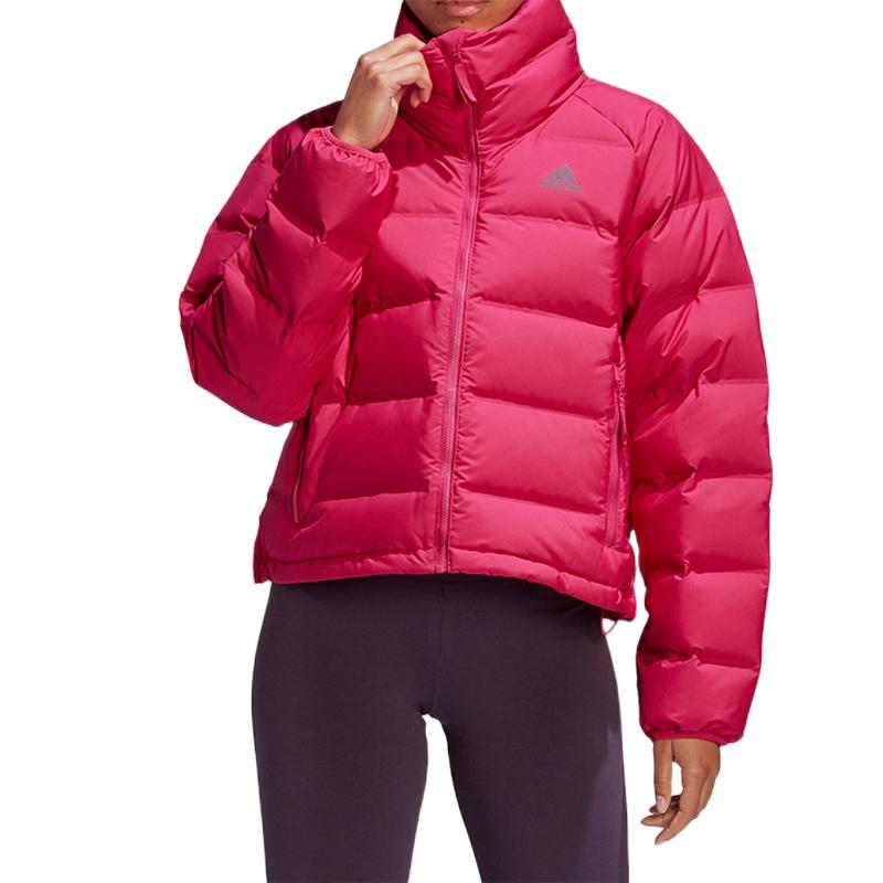 Adidas/阿迪达斯正品新款女子冬季户外运动休闲连帽羽绒服 FT2565 - 图3