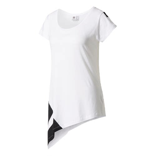 Adidas/阿迪达斯正品 三叶草秋季女子运动休闲短袖T恤 BP9300 - 图3