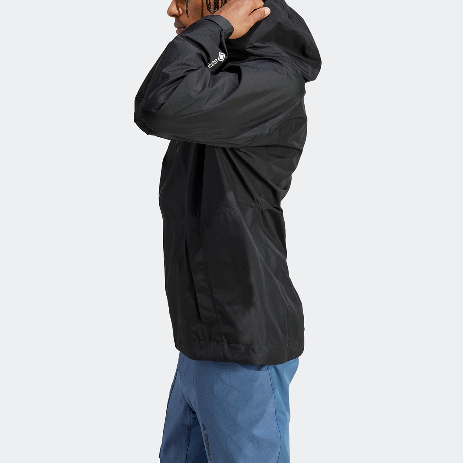 Adidas/阿迪达斯正品TERREX男子户外运动连帽冲锋衣HN2906 - 图1
