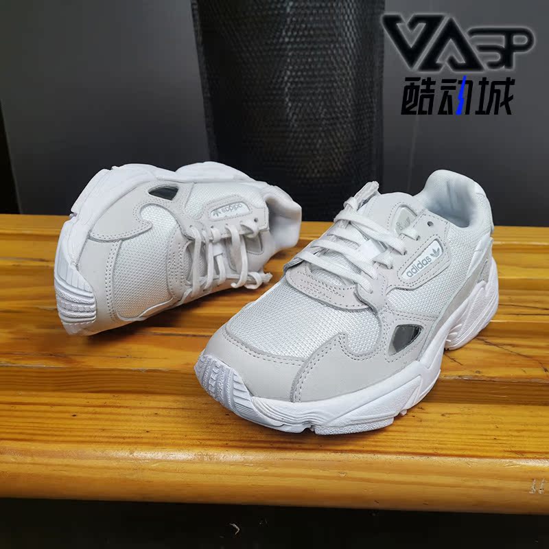 Adidas/阿迪达斯正品新款三叶草女子Falcon老爹运动休闲鞋B28128 - 图1