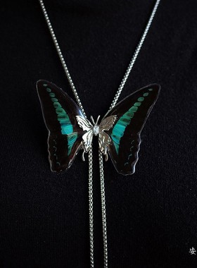 小众梦幻仙境ins蝴蝶锁骨