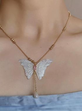 珍珠母贝项链原创设计