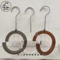 Clothing Store Exclusive Scarves Hat Pants Hanger S Hook Rings Crystal Clear Grey Tea Color Acrylic Circle