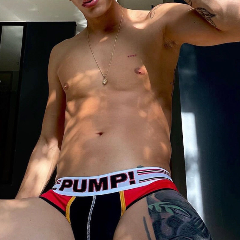 撞色拼接男士三角裤激凸囊袋性感低腰三角裤衩短裤MP222,淘宝优惠券,粉丝福利购,淘宝优惠卷