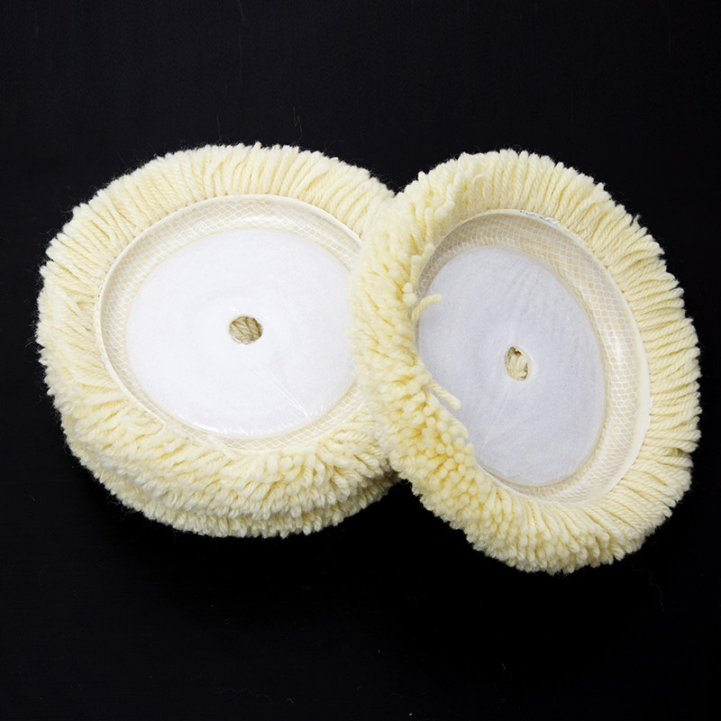 100%纯羊毛汽车美容抛光盘自粘羊毛线轮抛光轮4寸5寸6寸7寸羊毛轮,淘宝优惠券,粉丝福利购,淘宝优惠卷