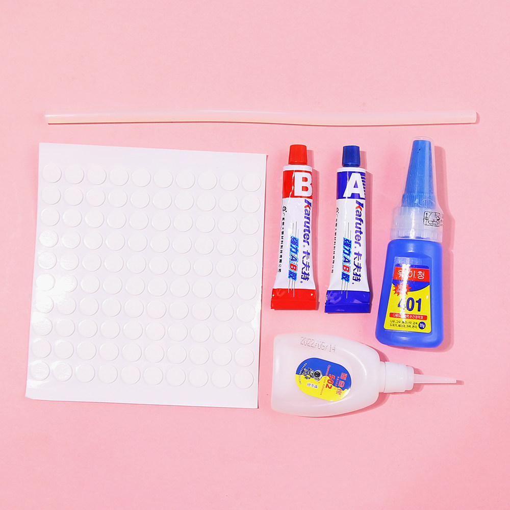 B6000胶水401快干502速干胶三角盘手机壳贴钻DIY工具材料包套餐,淘宝优惠券,粉丝福利购,淘宝优惠卷