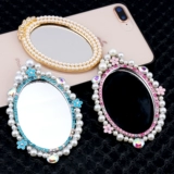 Зеркало, объектив, реалистичный чехол для телефона, кремовый набор материалов, барсетка, DIY