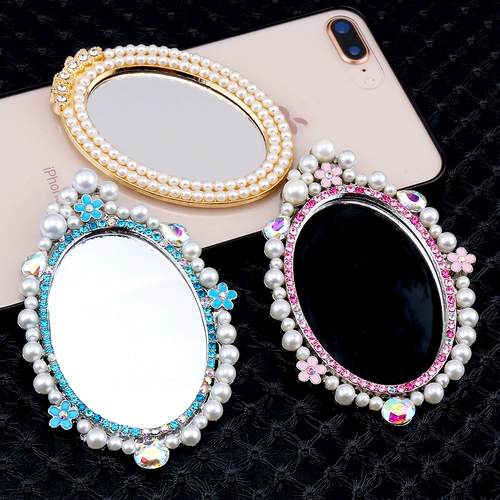 Зеркало, объектив, реалистичный чехол для телефона, кремовый набор материалов, барсетка, DIY