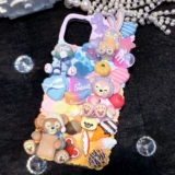 Мультяшная пижама, кремовый чехол для телефона, набор материалов ручной работы, барсетка, комплект, DIY