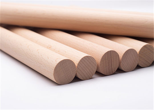 木棍圆木棒瑜伽实木条榉木健身矫正拉伸形体棍手工diy模型窗帘杆