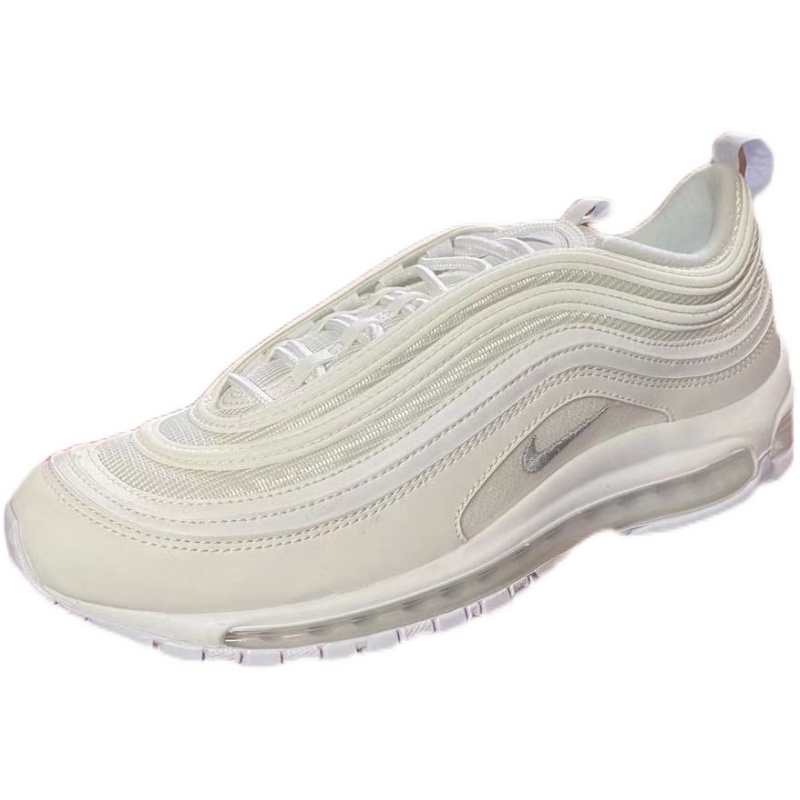 1月NIKE耐克AIR MAX 97男子休闲运动纯白子弹头跑步鞋921826-101