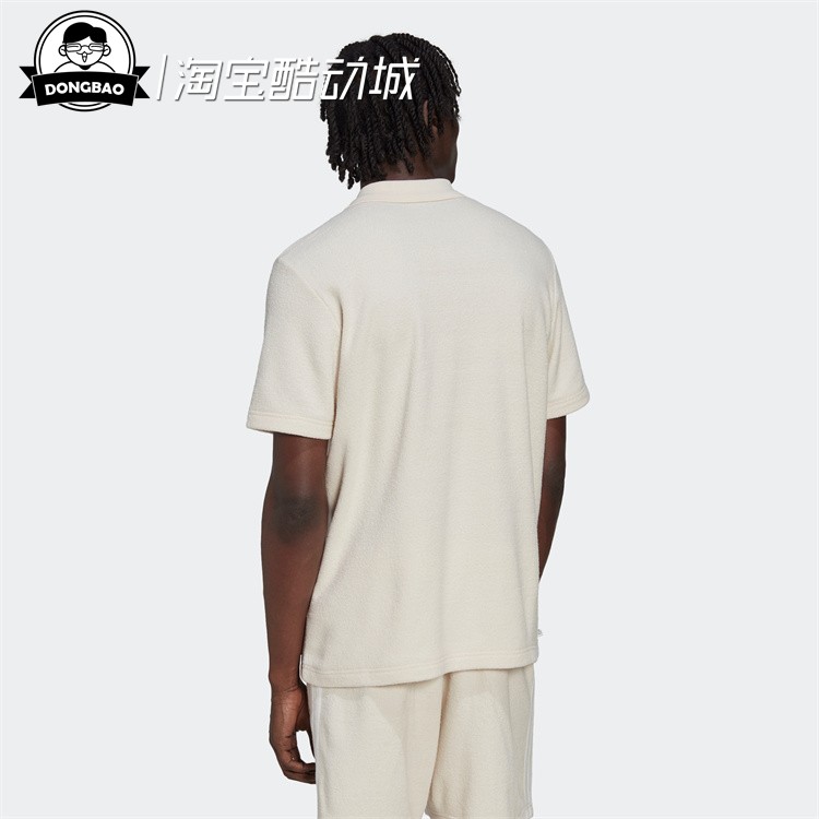 6月阿迪达斯ADIDAS三叶草SPORTS POLO 居家运动短袖POLO衫IB7723 - 图0