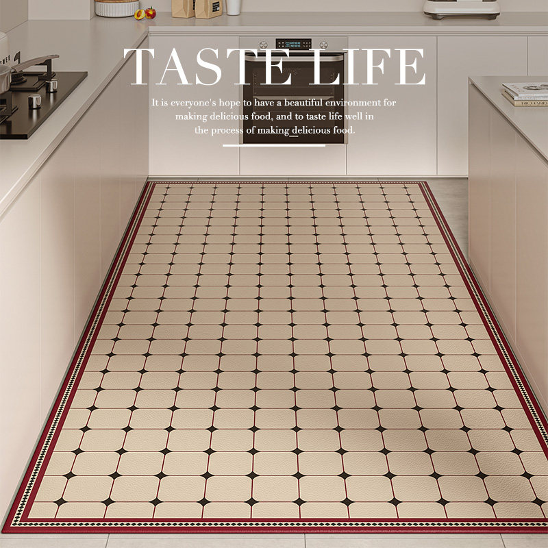 厨房地垫PVC可擦洗地毯门垫进门口脚垫防油地毯可裁剪入户门地垫,淘宝优惠券,粉丝福利购,淘宝优惠卷