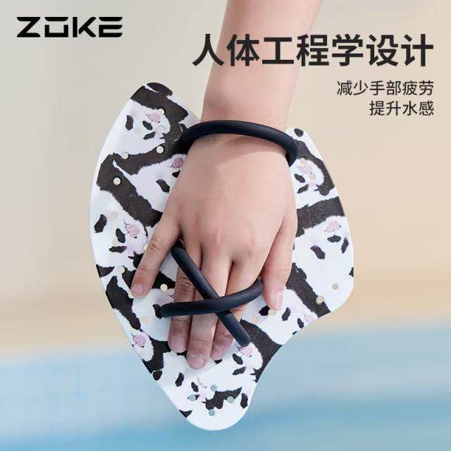 ZOKE洲克卡通印花男女儿童游泳装备自由泳划水掌专业训练硅胶手蹼,淘宝优惠券,粉丝福利购,淘宝优惠卷