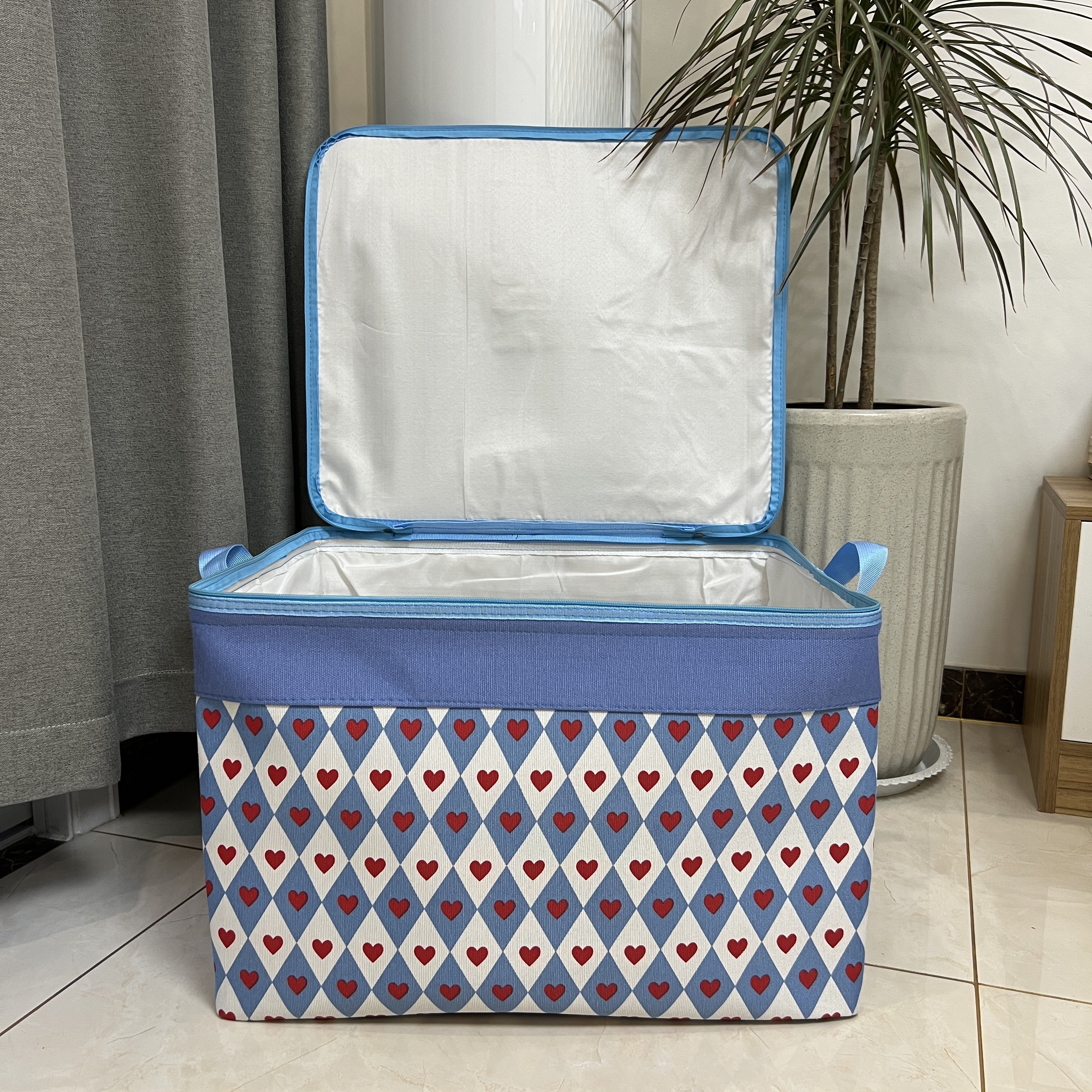 120升横版双拉链钢圈被子收纳袋防水防尘帆布数码印花棉被衣物,淘宝优惠券,粉丝福利购,淘宝优惠卷