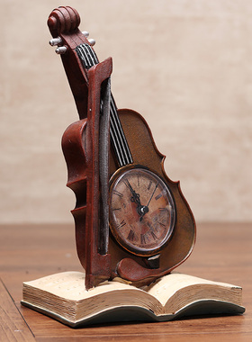 座钟电视机柜酒店餐厅复古装饰