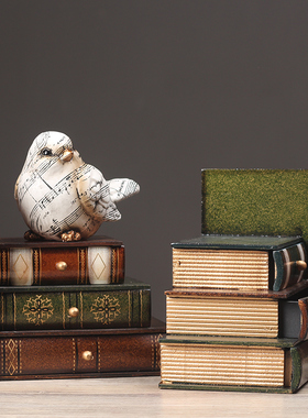 仿真卧室书籍道具摆件装饰品