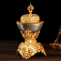 Dense Pendulum Piece Pure Copper High Foot Nursery Bagara Bowl Pendulum Inside For Buddhas Cup Pure Copper Nursery