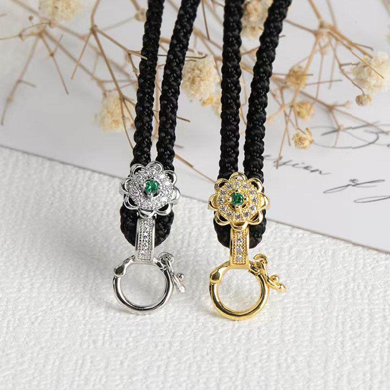 玉器镀银镀金万能扣项链挂绳镶嵌吊坠佛牌挂件可拆卸毛衣链吊坠扣,淘宝优惠券,粉丝福利购,淘宝优惠卷