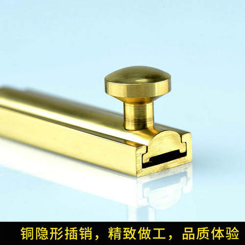 德国鸿瀛铜插销仿古铜插销锁门扣门栓木门插销防盗门插削不锈钢 - 图0