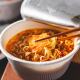Korean imported Nongshim beef noodles spicy cabbage bowl noodles spicy ramen Korean instant small cup kimchi noodles instant noodles