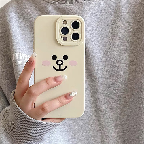 日韩卡通适用iphone13/14promax苹果15手机壳12硅胶11全包15pro女款xs防摔xr个性14pro创意7/8plus可爱6s软壳 - 图1