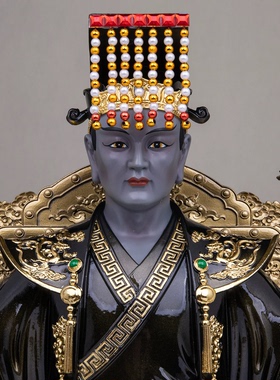酆都大帝神像丰都大帝神像北阴大帝树脂北太帝君家用供奉工艺摆件