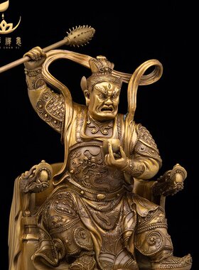 纯铜监斋菩萨佛像监斋护法使者大圣紧那罗王使者寺庙佛堂新品