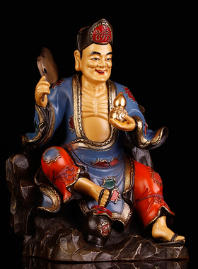 16寸济公活佛纯铜李修缘道济和尚降龙尊者湖隐法师佛像家居摆件