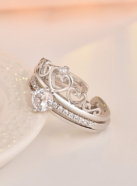 双层组合韩国可拆卸戒指抖音同款