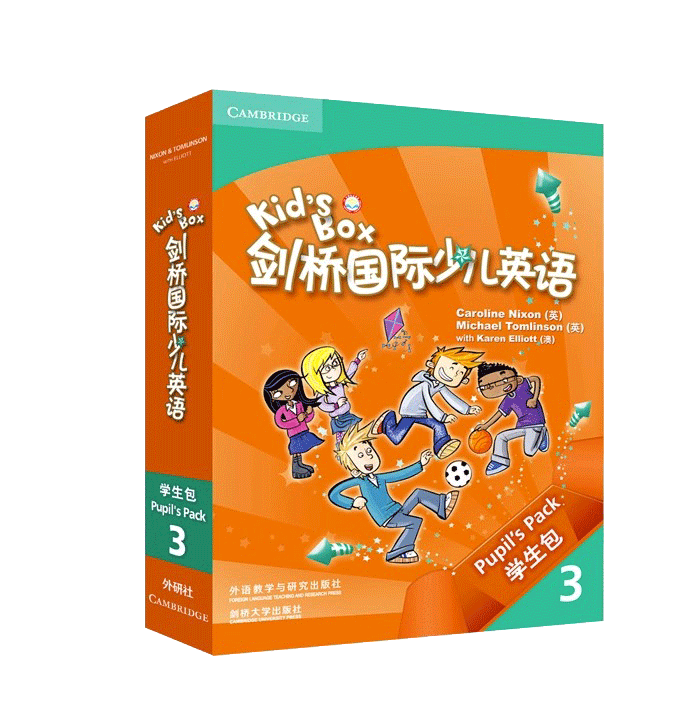 外研社正版】Kid's Box剑桥国际少儿英语3学生包kb3级学生包第一版 含序列号点读版适合小学三四年级少儿英语教材3级9787560083223 - 图0