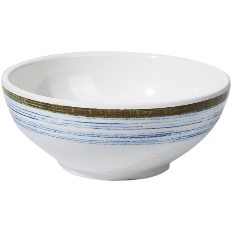 金蓝密胺小碗商用饭店火锅餐饮专用塑料小汤碗调味蘸料米饭碗仿瓷