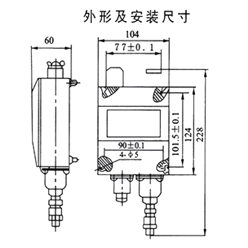 YWK-50-C压力控制器 船用压力开关0.2MPA 0.8MPA  1MPA 规格齐全 - 图1