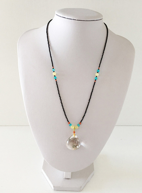 原创天然水晶项链绳支持定制