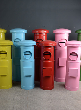 定做铁艺日本邮筒模型道具装饰品