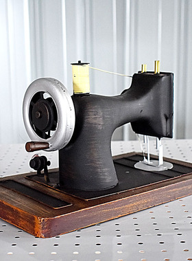 老式缝纫机酒吧商铺摄影道具摆件