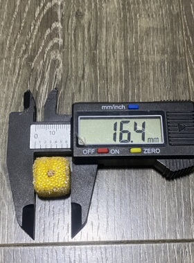 圣诞砂糖高奢合金高优质方块百搭经典通孔DIY手机包链钥匙扣配饰
