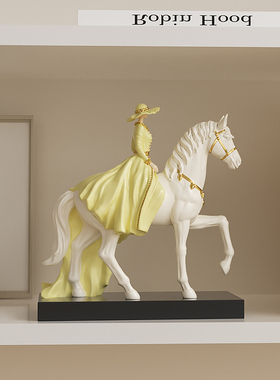 现代人物艺术摆件高级感酒柜装饰