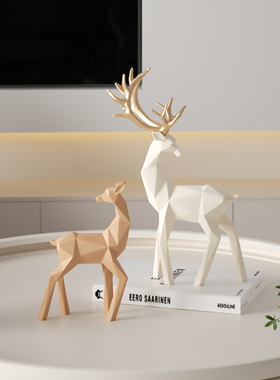 奶油风客厅电视柜酒柜装饰品摆件