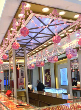 春季店铺商场小清新装饰空中吊饰