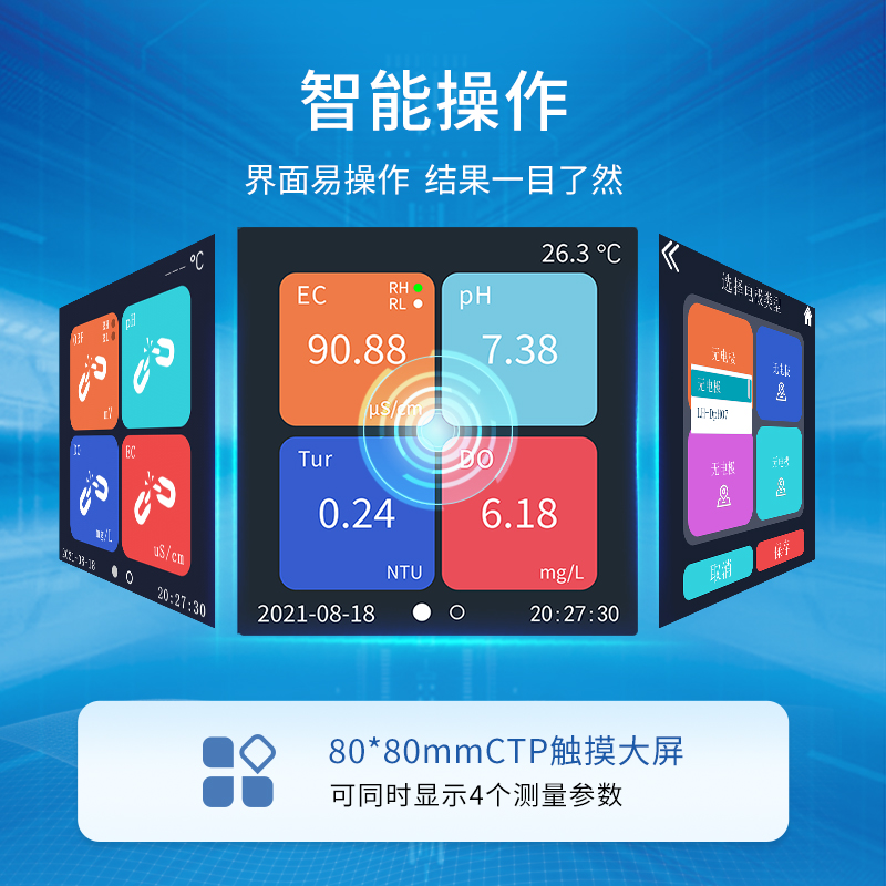 在线氯离子检测仪氟化物钙离子传感器锅炉水质硝酸盐水硬度监测仪 - 图0