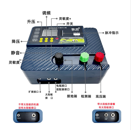 畜牧电围栏 脉冲电子围栏 电网 养殖电子围栏 - 图0
